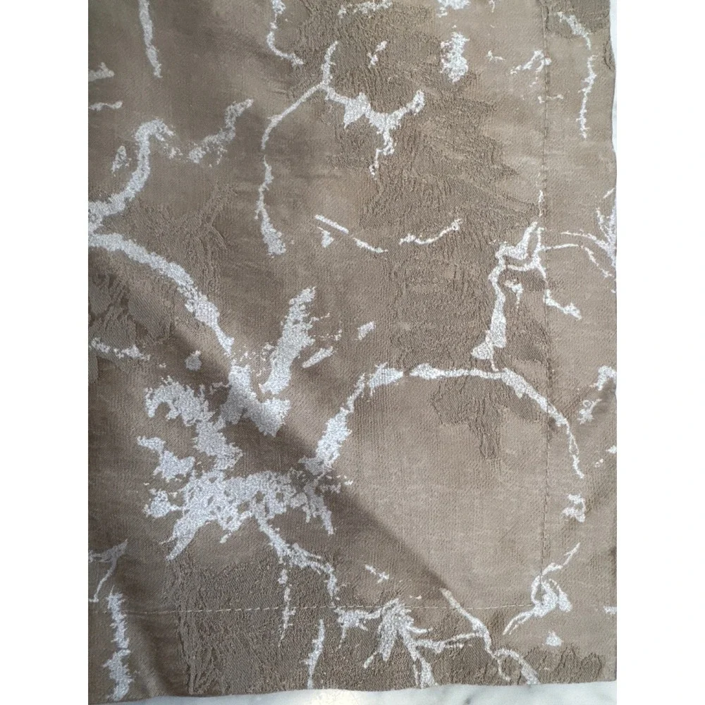 Williams Sonoma Hamam Dune Floral Jacquard Cupro Viscose Pillow Sham Sample 28in